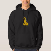 Happy German Shepherd For German Shepherd Dog Owne Hoodie (Voorkant)