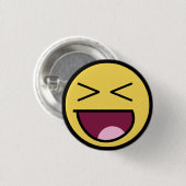 Happy Geweldige Face Button (Voorkant /achterkant)