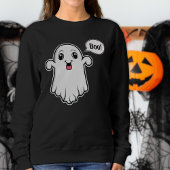 Happy Ghost Gezegde Boo Spooky Halloween Trui