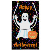 Happy Ghost Halloween Sac cadeau (Dos)