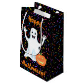 Happy Ghost Halloween Sac cadeau (Dos Angle)