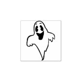 Happy ghost illustratie art stempel (Afrduk)