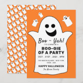 Happy Ghost, Oranje Halloween Party (Voorkant / Achterkant)