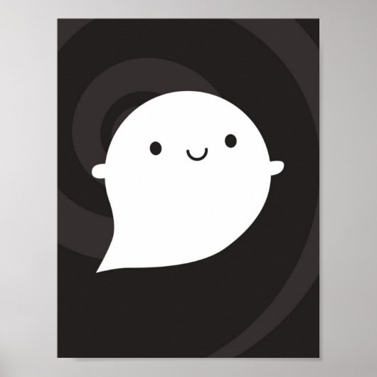 Happy Ghost Poster (Voorkant)