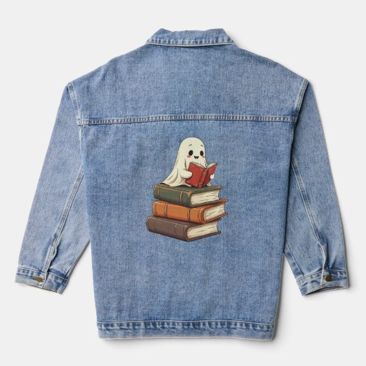 Happy Ghost Reader - Funny Bookworm (Verso)