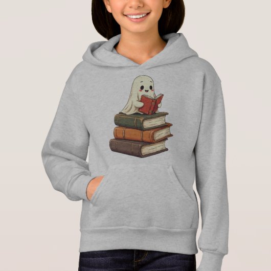 Happy Ghost Reader - Funny Bookworm (Voorkant)