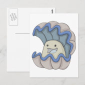 Happy Giant Clam Briefkaart (Voorkant / Achterkant)