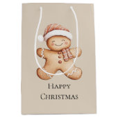 Happy Gingerbread en Star Cookie Medium Cadeauzakje (Voorkant)