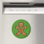 Happy Gingerbrood Man Magneet (Insitu (Vaatwasser))