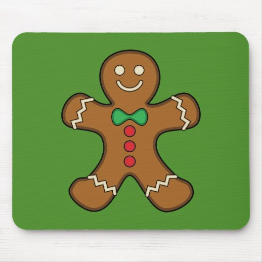 Happy Gingerbrood Man Muismat (Voorkant)