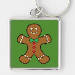 Happy Gingerbrood Man Sleutelhanger