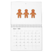Happy gingerbrood mannen kalender (Mar 2026)