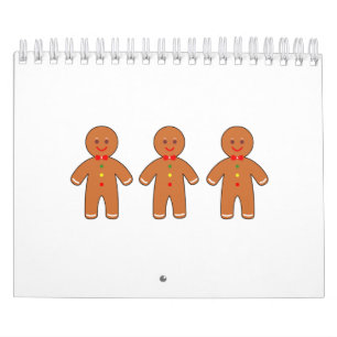 Happy gingerbrood mannen kalender