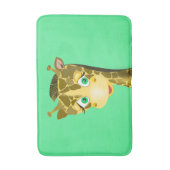 Happy Giraffe Funny Bath Mat (Voorkant Verticaal)