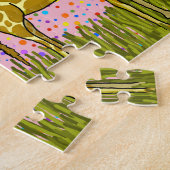 Happy Giraffes Puzzle Legpuzzel (Zijkant)