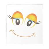 HAPPY GIRL FACE NOTITIEBLOK (Voorkant)