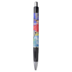 Happy Girl met vogelpen Pen