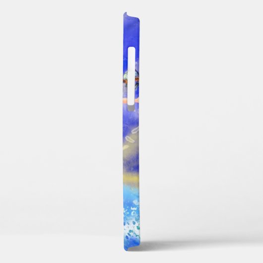 Happy Girl met vogels Case-Mate iPhone Case (Achterkant / Links)