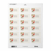 Happy Girl Slaping  Adres Label (Full Sheet)