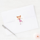 Happy Girl Stickers (Envelop)