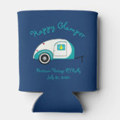 Happy Glamper Aquamarine Teardrop Trailer Blikjeskoeler (Achterkant)