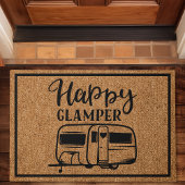 Happy Glamper Rustic Custom Camping Deurmat