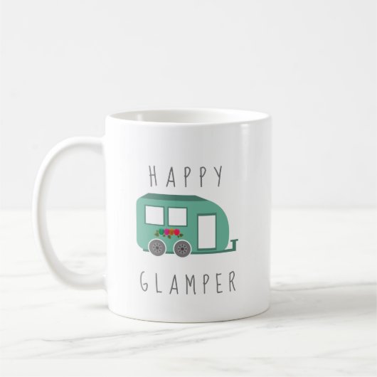 Happy Glamper RV Women's Camping Koffiemok (Links)