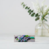 Happy Glass Beads Mini Visitekaartje (Staand voorkant)