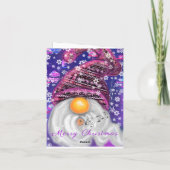 Happy Gnome Christmas Kaart (Achterkant)