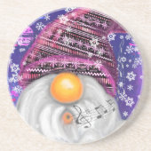 Happy Gnome Christmas Onderzetter (Voorkant)