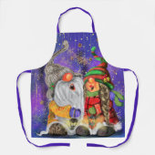 Happy Gnomes Christmas Schort (Voorkant)