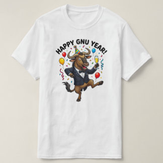 Happy Gnu Year (male) T-shirt