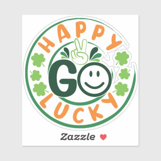 Happy Go Lucky-52904 Sticker (Vel)