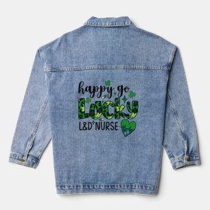 Happy Go Lucky L & D Nurse St Patrick's Day Tri-Bl