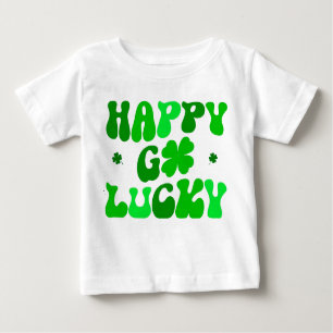HAPPY GO LUCKY Shamrock Baby Infant T-shirt