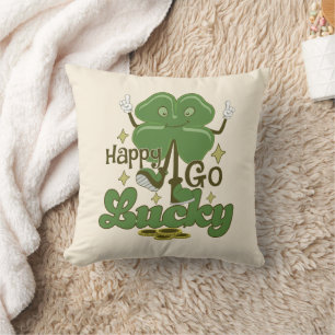 Happy Go Lucky St. Patrick's Day Kussen