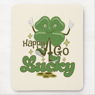 Happy Go Lucky St. Patrick's Day Muismat