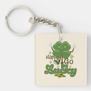 Happy Go Lucky St. Patrick's Day Sleutelhanger