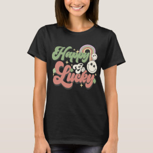 Happy Go Lucky St. Patrick's Day T-shirt Shamrock