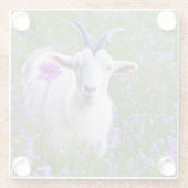 Happy Goat Glazen Onderzetter (Achterkant)