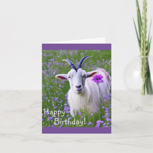 Happy Goat Kaart (Voorkant)