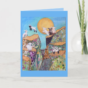 Happy Goats Birthday Kaart