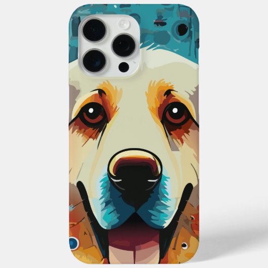 Happy Golden Retriever Case-Mate iPhone Case (Achterkant)