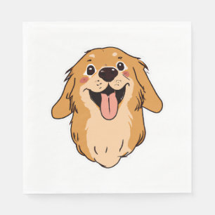 Happy Golden Retriever Hondenliefhebber Puppy Retr Servet