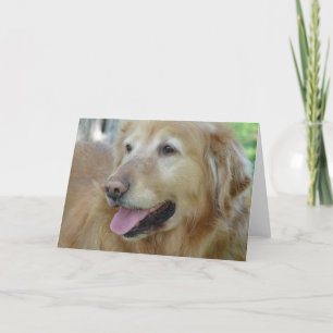 Happy Golden Retriever Kaart