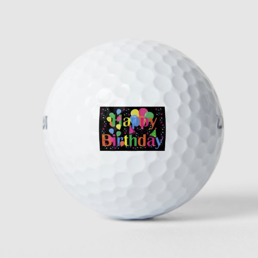 Happy 🎂 golfballen (Voorkant)