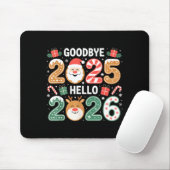 Happy Goodbye 2025 Hello 2026 Festive New Year Loo Muismat (Met muis)