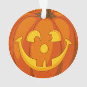 Happy Goofy Jack O Lantern Halloween Pumpkin Face Ornament (achterkant)