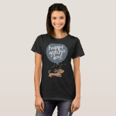 Happy Gotcha Day Dog New Puppy Adoption Birthday C T-shirt (Voorkant volledig)