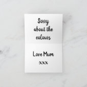 Happy Gothic Birthday Kaart (Binnen)